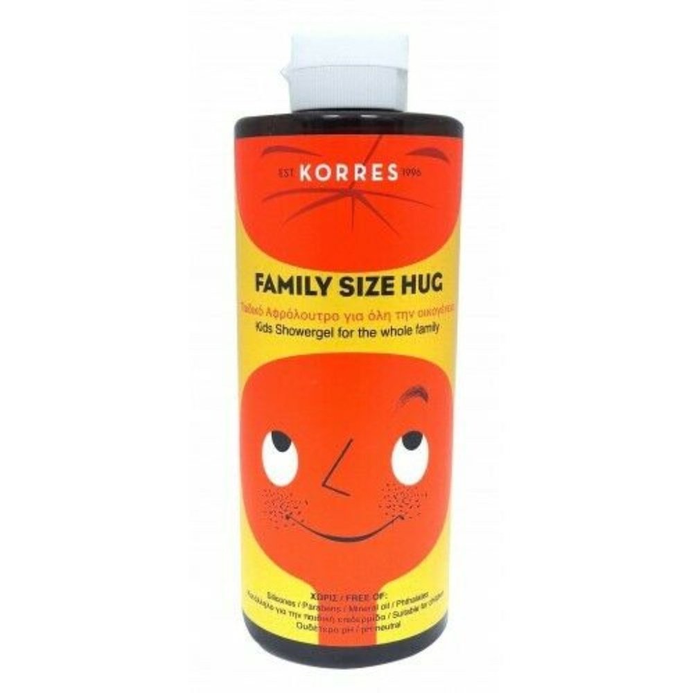 KORRES FAMILY SIZE HUG SHOWER GEL CHILDRENS BATH